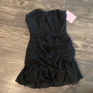 COPY - Hello Molly Face On Magazines Dress Black